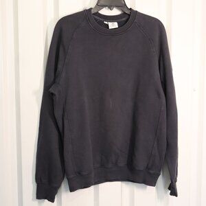 Pyrenex Sweatshirt Black 100% Organic Cotton Size Medium Unisex